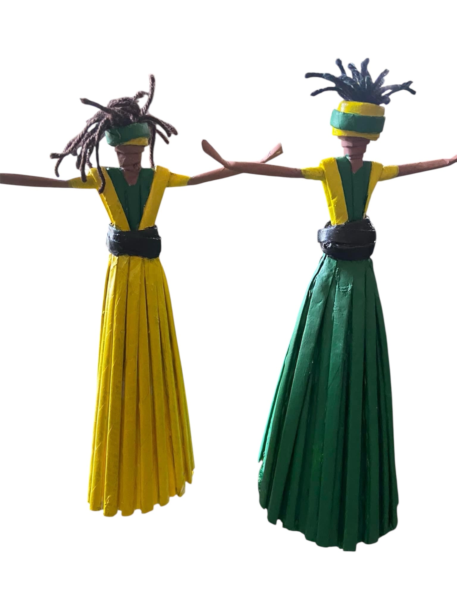 Jamaican Newspaper Dolls